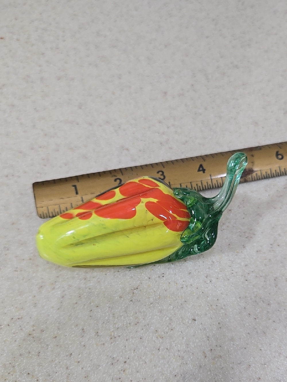 Handblown Glass Chili Pepper - Picture 6 of 9
